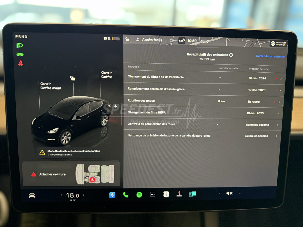 TESLA Y -STANDARD GARANTIE MOTEUR 2031-