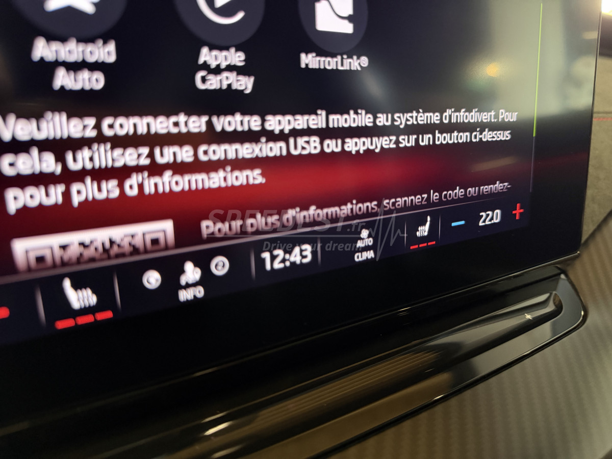 SKODA OCTAVIA RS -1ère MAIN-