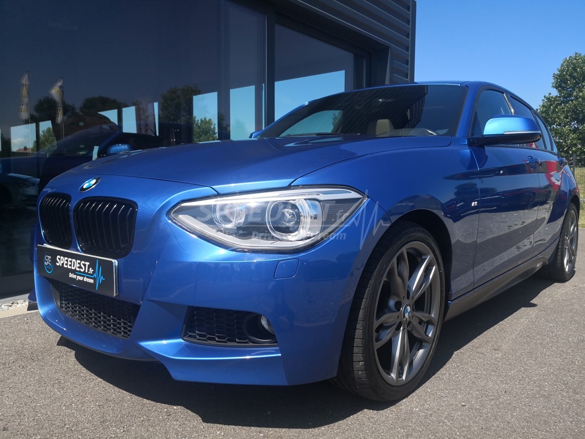 BMW 120D M F20 BLEU ESTORIL